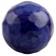 Round Navy Blue Glass Wine Stopper